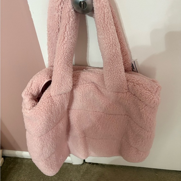 Victoria Secret Pink Sherpa Tote Bag - Picture 2 of 6